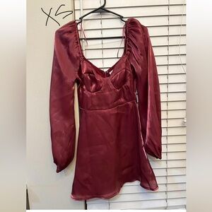 Xs longs sleeve cocktail/ wedding dress